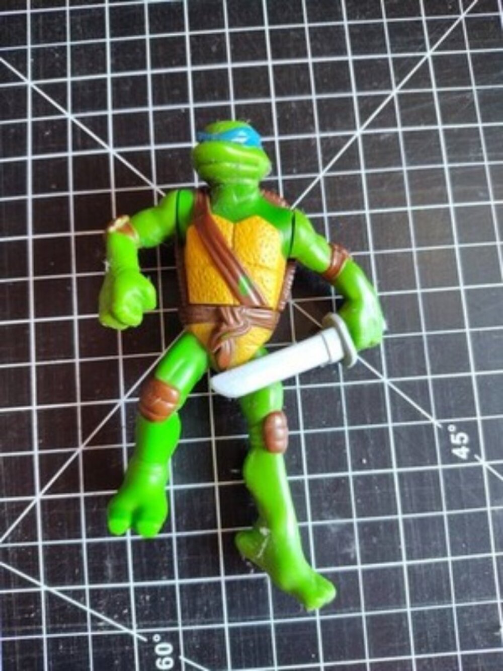 2012 Teenage Mutant Ninja Turtles Leonardo McDonald's Action Figure Toy TMNT